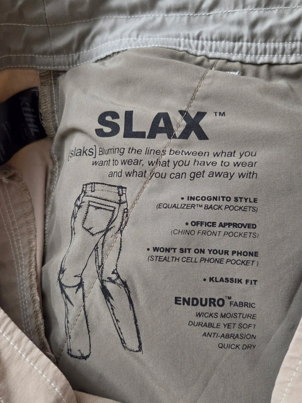 Kuhl Tan Straight-Leg Chinos